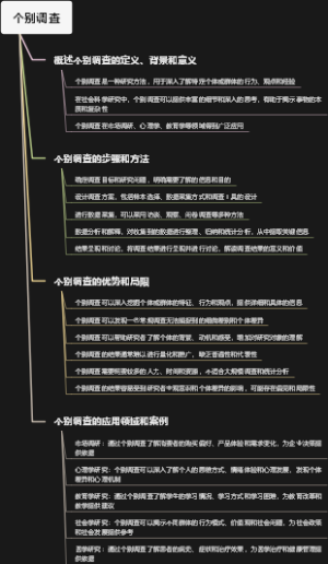 个别调查