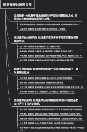 乾纲独断的乾隆皇帝