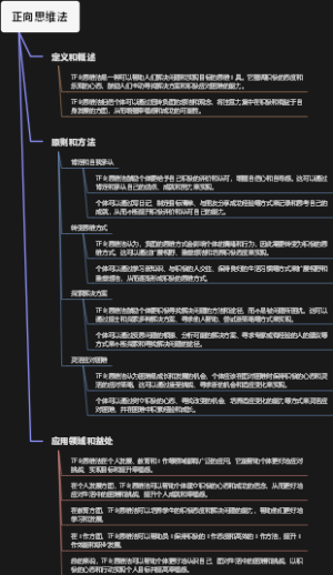 正向思维法