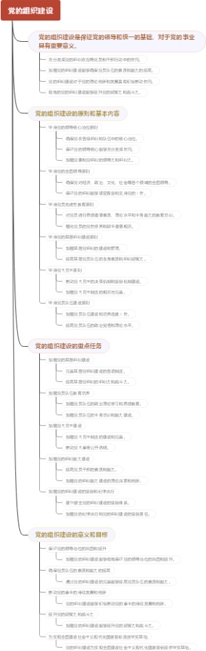 党的组织建设