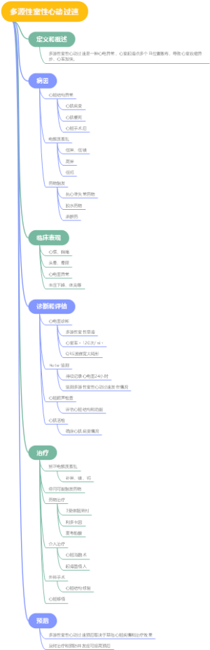 多源性室性心动过速