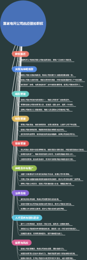 国家电网公司总经理的职权