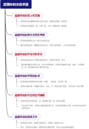 监理标的注意事项