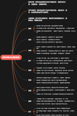 政府项目全过程流程