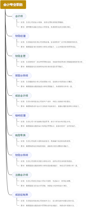 会计专业职务