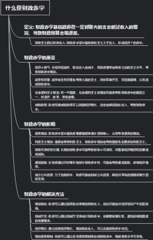 什么是财政赤字