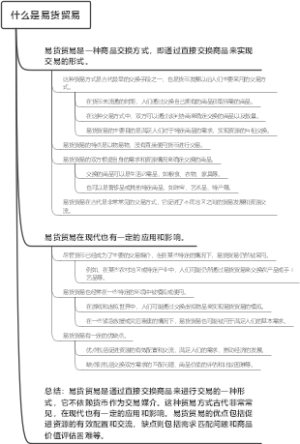 什么是易货贸易