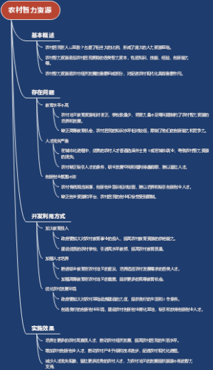 农村智力资源