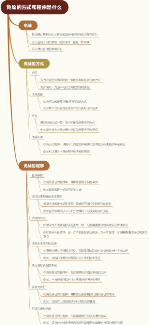 免除的方式和程序是什么