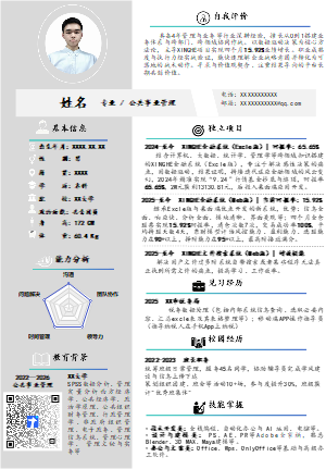 原创简历——简约风