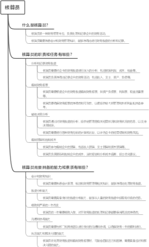 核算员