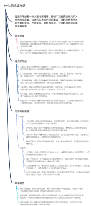 什么是超级市场