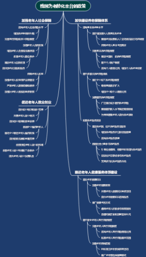 我国为老龄化出台的政策