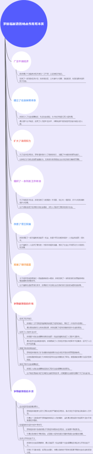 罗斯福新政的特点作用和本质