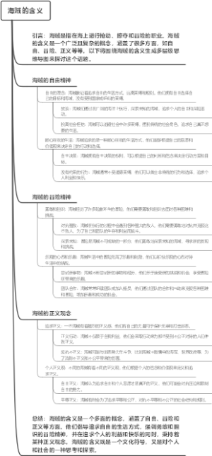 海贼的含义