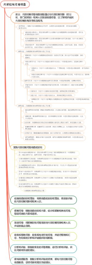 内部控制问卷调查
