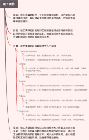 竣工决算