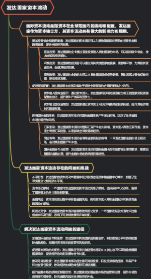 发达国家资本流动