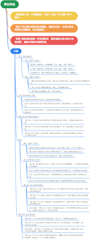 黑白段发