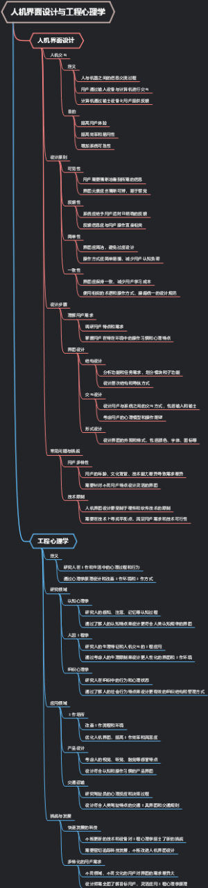 人机界面设计与工程心理学