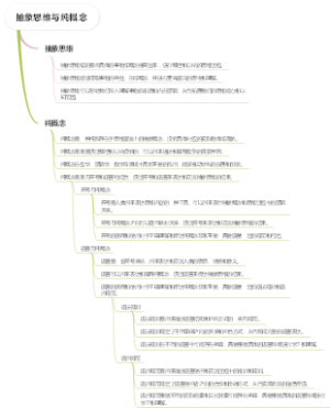 抽象思维与纯概念