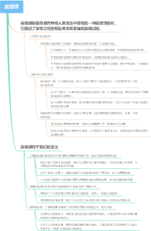 连续律