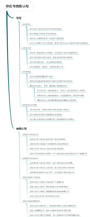 存在与自我认知