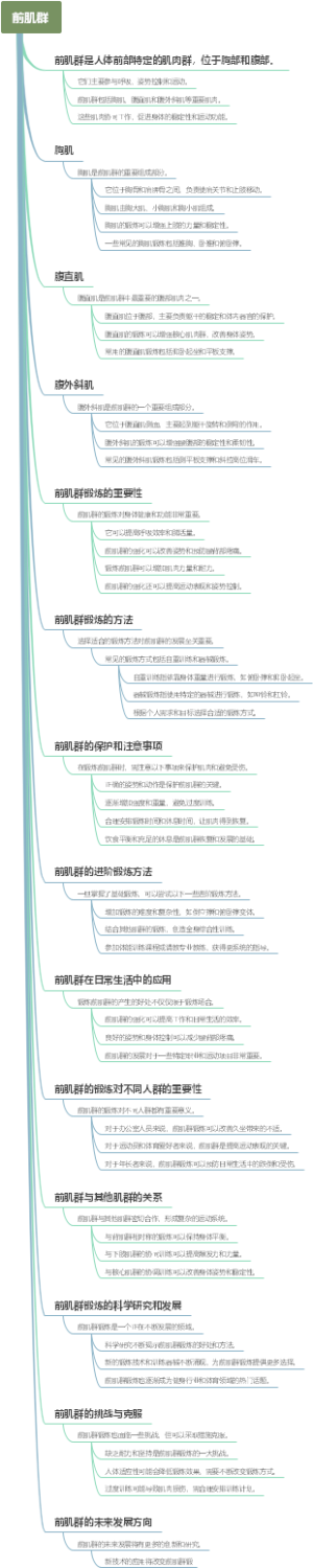 前肌群