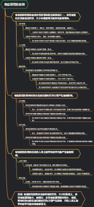 骨盆的性别差异