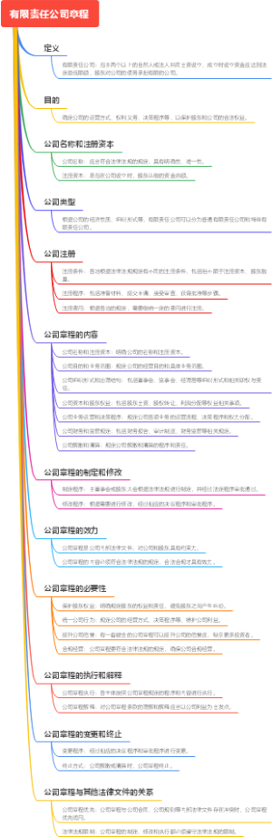 有限责任公司章程