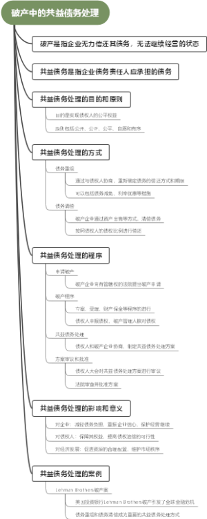 破产中的共益债务处理