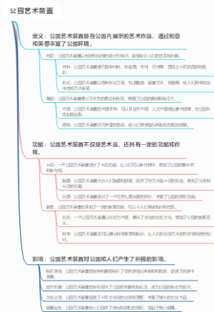 公园艺术装置