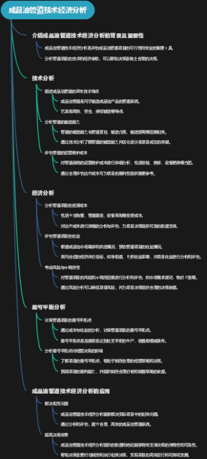 成品油管道技术经济分析