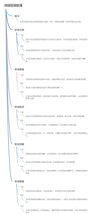 投资项目管理