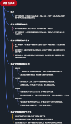 修正性惯例