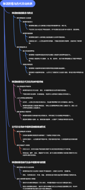神话思维与古代文化传承