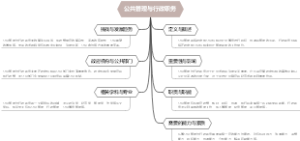 公共管理与行政职务