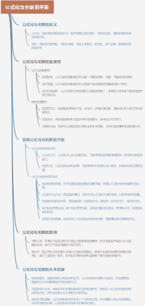 公式化与创新的平衡