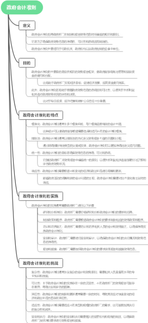 政府会计准则