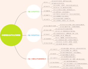 中医药的治疗方式有哪些