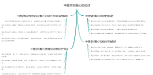 中医学对脑心的论述
