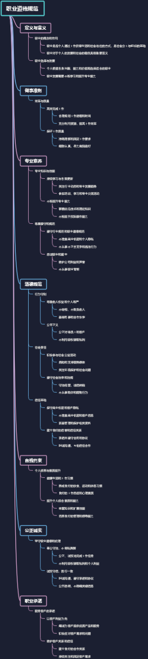 职业道德规范
