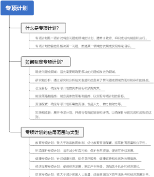 专项计划