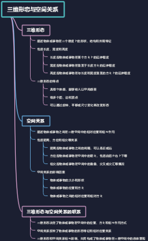 三维形态与空间关系
