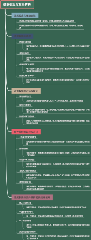 证据收集与案件解析