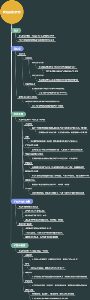 食指背侧皮瓣