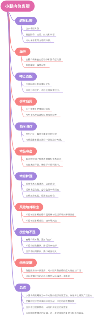 小腿内侧皮瓣