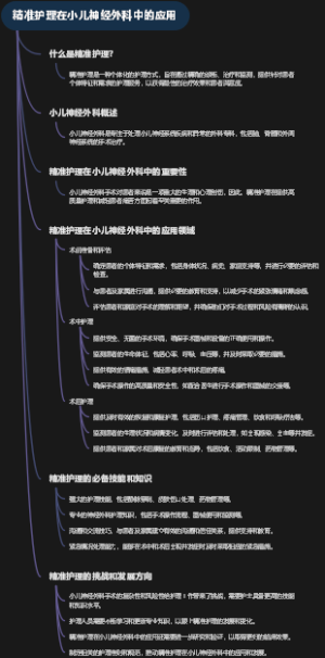 精准护理在小儿神经外科中的应用