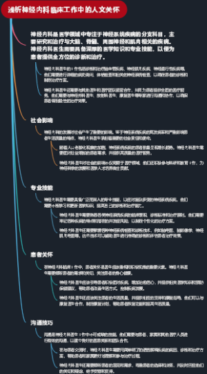 浅析神经内科临床工作中的人文关怀