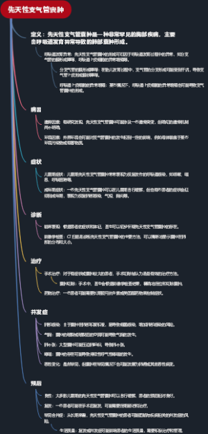 先天性支气管囊肿